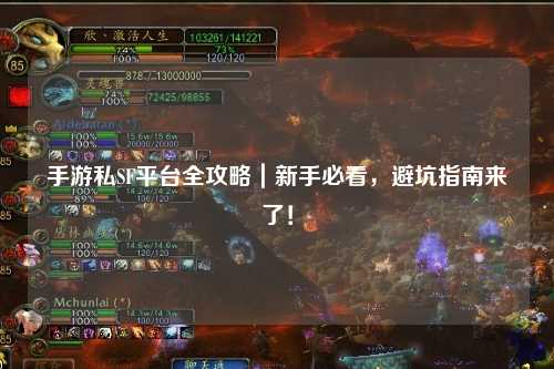 手游私SF平台全攻略|新手必看,避坑指南来了!