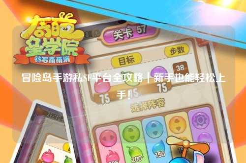 冒险岛手游私SF平台全攻略｜新手也能轻松上手！