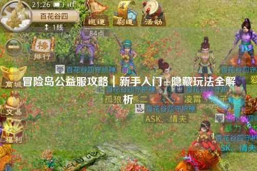 冒险岛公益服攻略|新手入门+隐藏玩法全解析