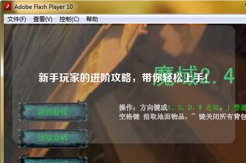 新手玩家的进阶攻略,带你轻松上手!