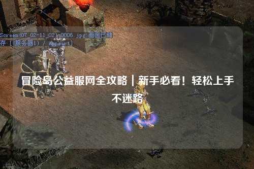 冒险岛公益服网全攻略|新手必看!轻松上手不迷路