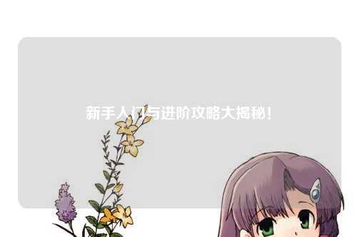 新手入门与进阶攻略大揭秘！