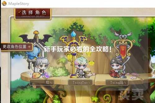 新手玩家必看的全攻略!